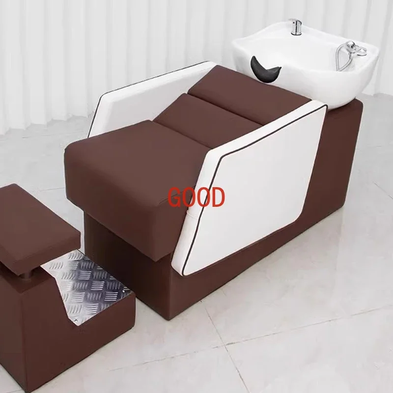 

Aesthetics Massage Shampoo Chairs Head Spa Bed Stylist Water Therapy Hairdressing Treatment Makeup Chaise