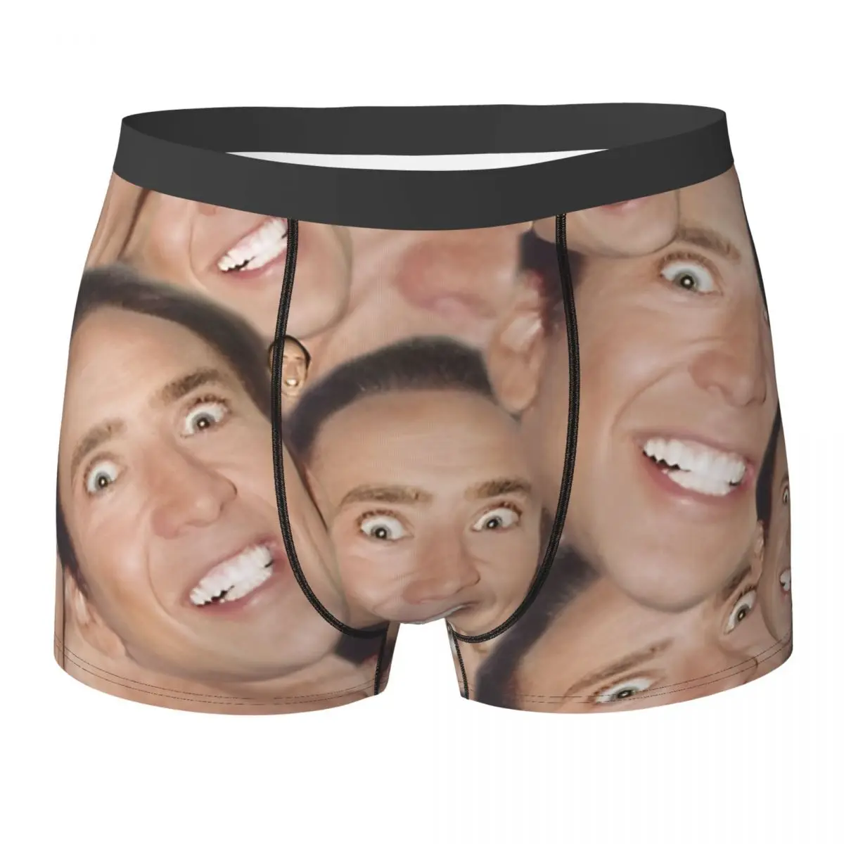 

Nicolas Cage Face Underwear 3D Pouch Trenky Boxershorts Design Boxer Brief Sexy Man Panties Plus Size