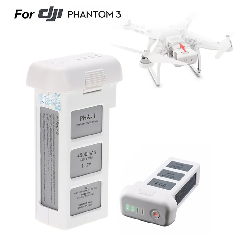 152v-4500mah-drone-battery-for-dji-phantom-3-professional-3-standard-advanced-lipo-4s-intelligent-battery-up-to-23-minutes