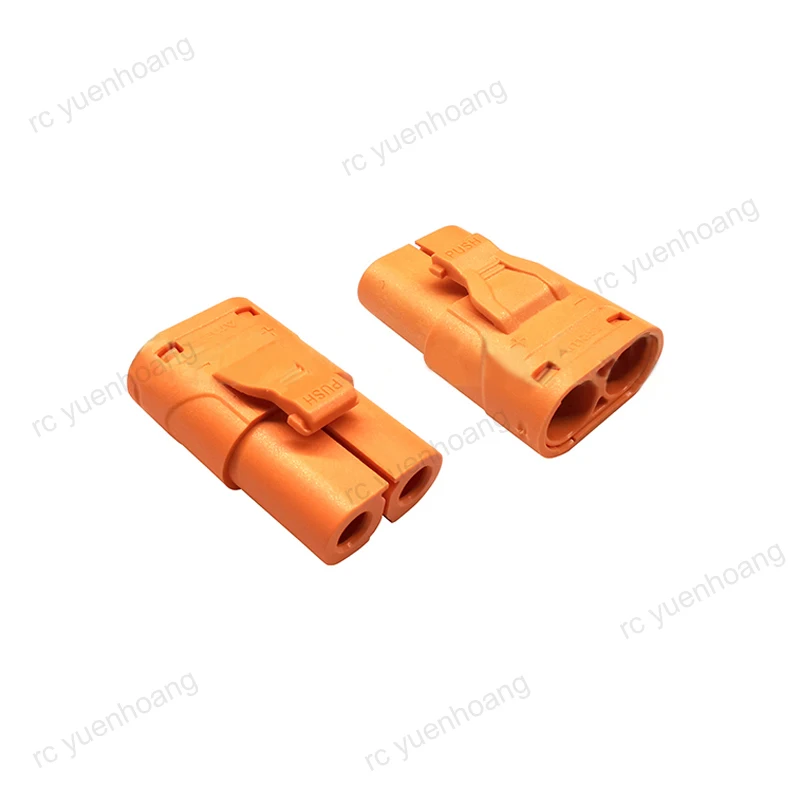 2 Stuks Rc Uav/Intelligente Robot Vergaren LCB60 Dc Dubbele Pin Plug Man Vrouw Koper Verzilverde Connector diy Aansluiting Adapter