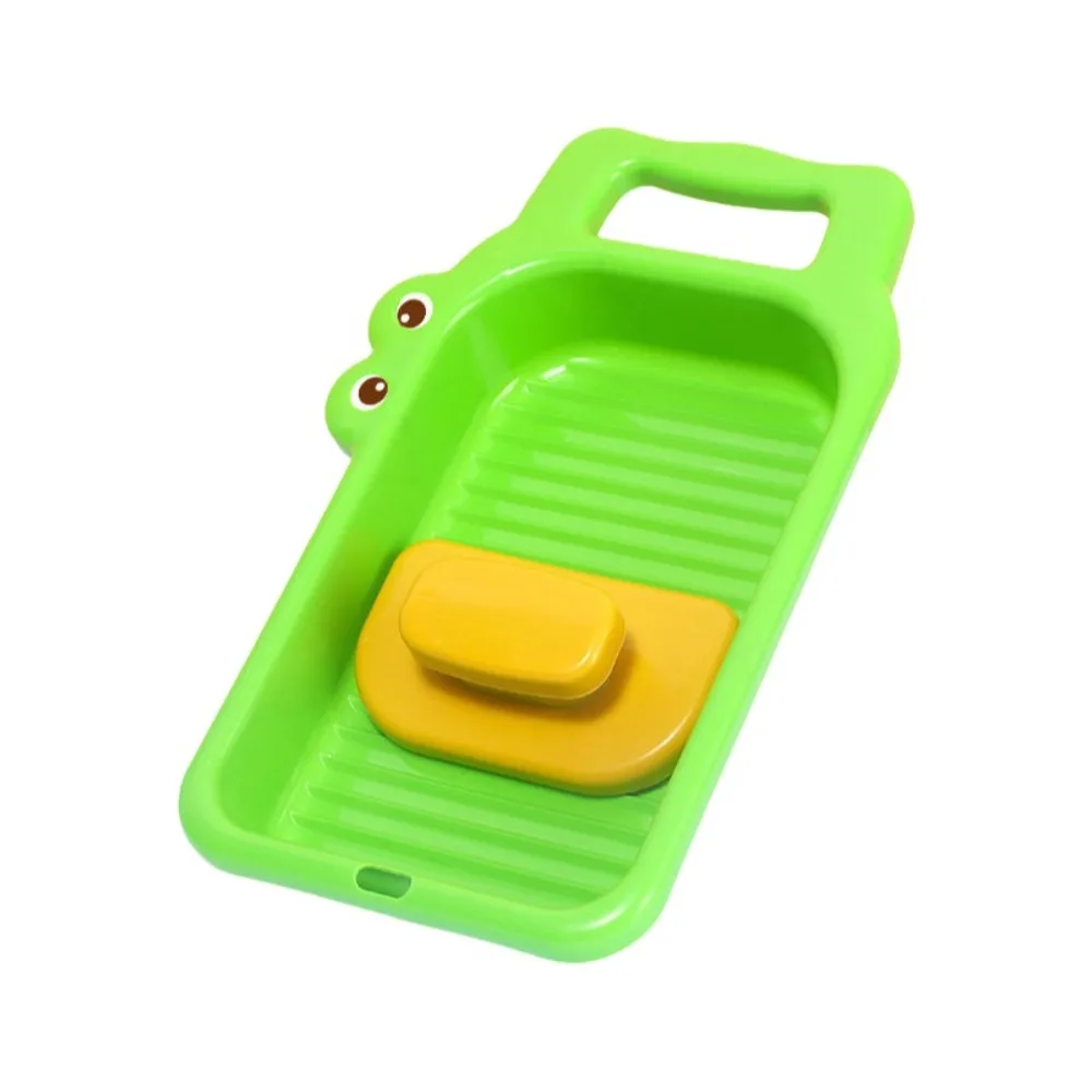 Plastic Integrated Laundry Board Anti-slip Cartoon Crocodile Lovely Washing Board Thicken Manual Clothes Washboard