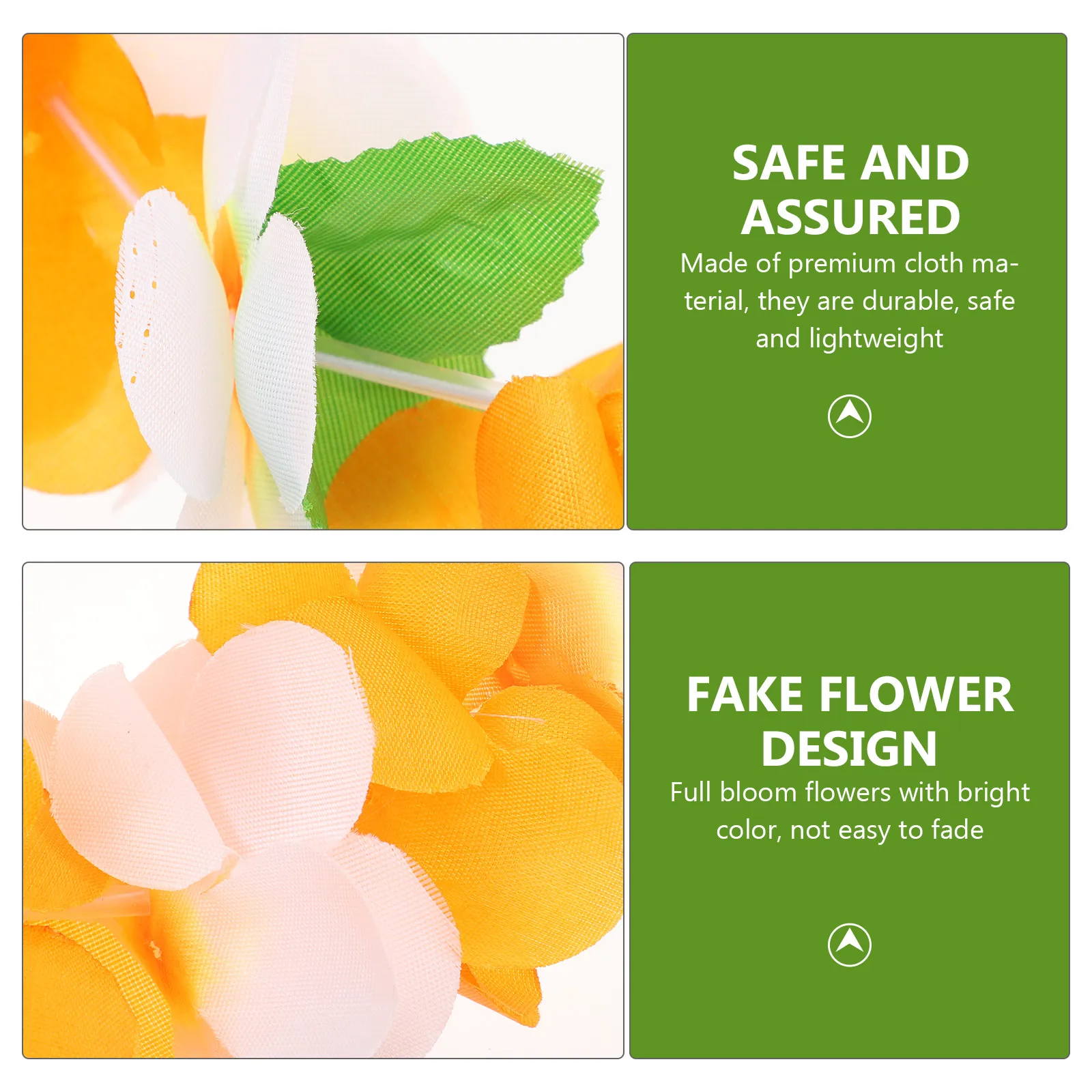 

Vibrant Hawaiian Decorative Garlands Beach Party Accessories Festival Celebration Decor