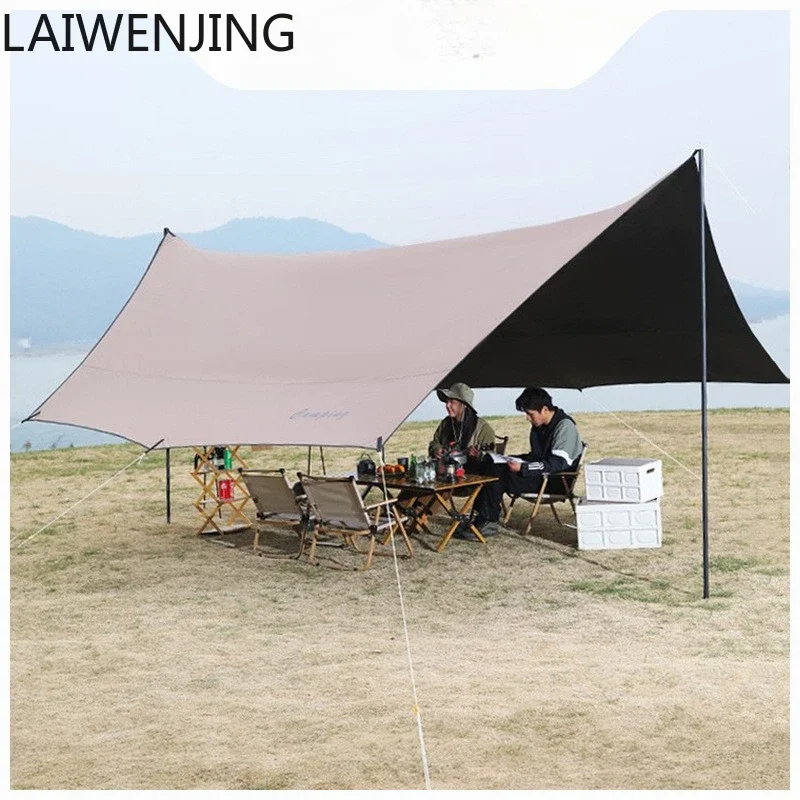 HLZ  Canopy Tent Outdoor Beach Camping Sunshade Rainproof Butterfly Hexagonal Tent