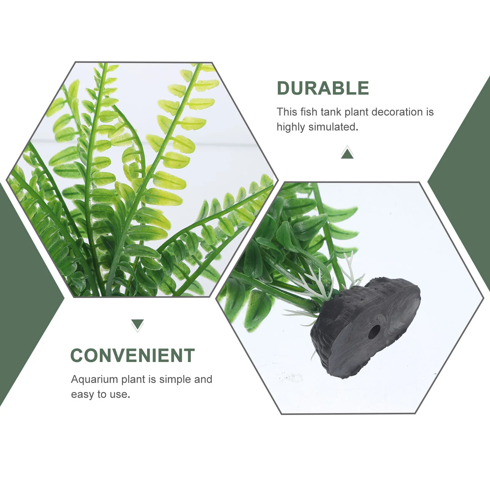 

12Pcs Aquarium Plants Plastic Fake Fish Tank Decor Lifelike Vivid Wear Resistant Artificial Aquatic Plants Safe for Freshwater