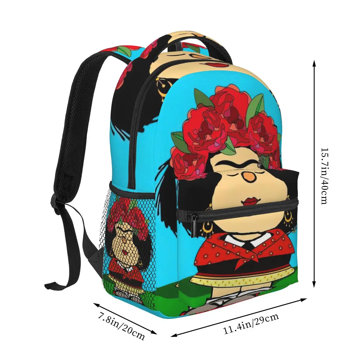 Mafalda Backpack for Girls Boys Travel RucksackBackpacks for Teenage school bag