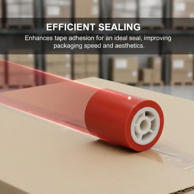 1pcs Carton Sealer Rubber Wheel Spare Part Automatic Adhesive Tape Sealing Machine Press Wheel Roller