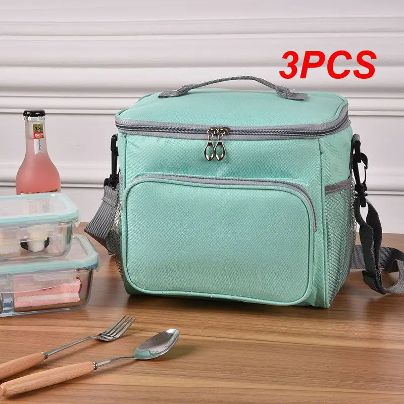 3PCS Picnic Durable Lunch Box Leak-proof Popular Cold Storage Stylish Lunch Box For Work Lunchtime Stylish Portable Bestseller