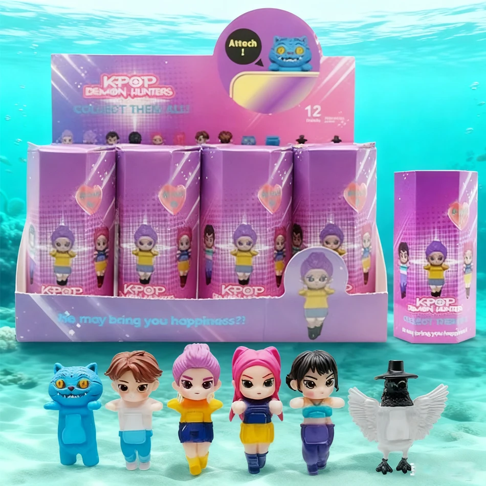 在庫あり Kpop デモンハンターズ-デビル ブラインドボックス-サジャ コレクト アニメフィギュア-キッズパーティー コスプレ ゲーム-漫画デコレーション クリスマスギフト