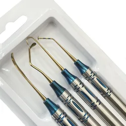 4Pcs Dental Implant Sinus Lift Lifting Elevator Instrument Tool Stainless Steel Double Ends Autoclavable