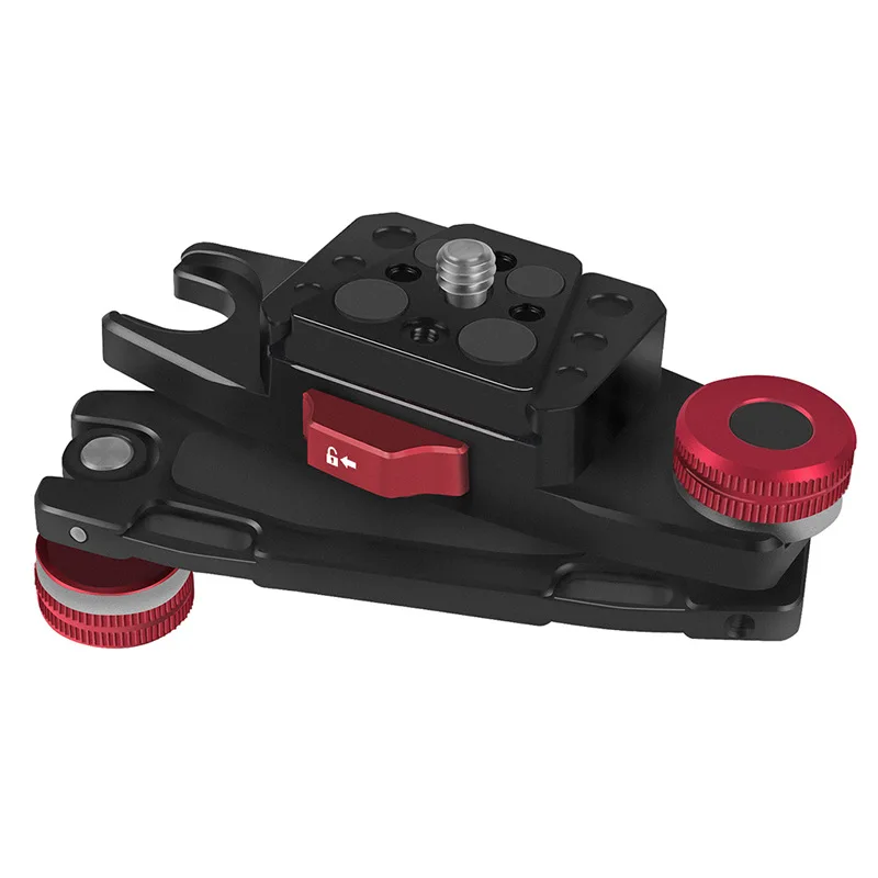 Kamera Hüftgurt Clip Schnell verschluss V Platten halterung Anti-Shake-Schnell schalter Werkzeug für SLR Gimbal Schulter gurt Stativ Klemm halter