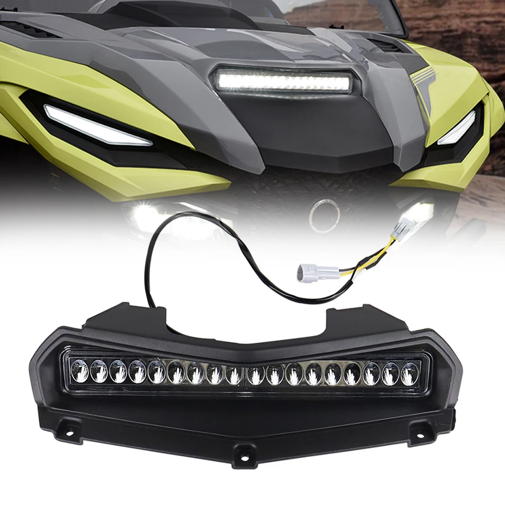 

Светодиодный передний вспомогательный точечный светильник для квадроцикла, панель капота, совок для Yamaha Wolverine RMAX2 RMAX4 1000 2021-2024