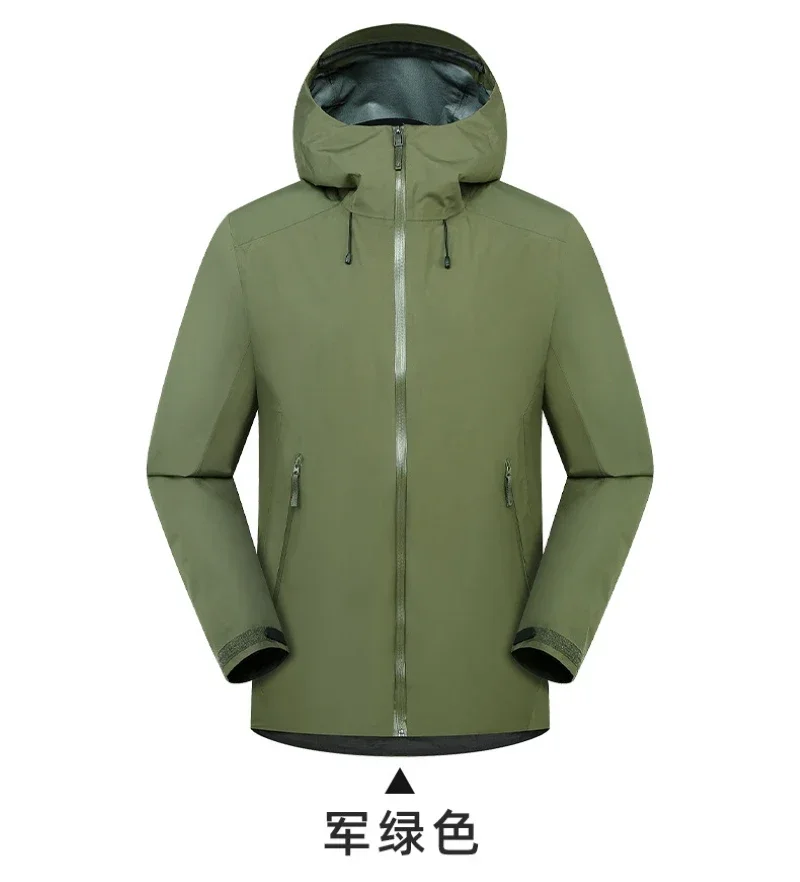 2024 ARC Embroidery LT Three layer Outdoor Waterproof Windbreaker Hiking Jacket  High Quality Hunting Waterproof Jacket Men Coat