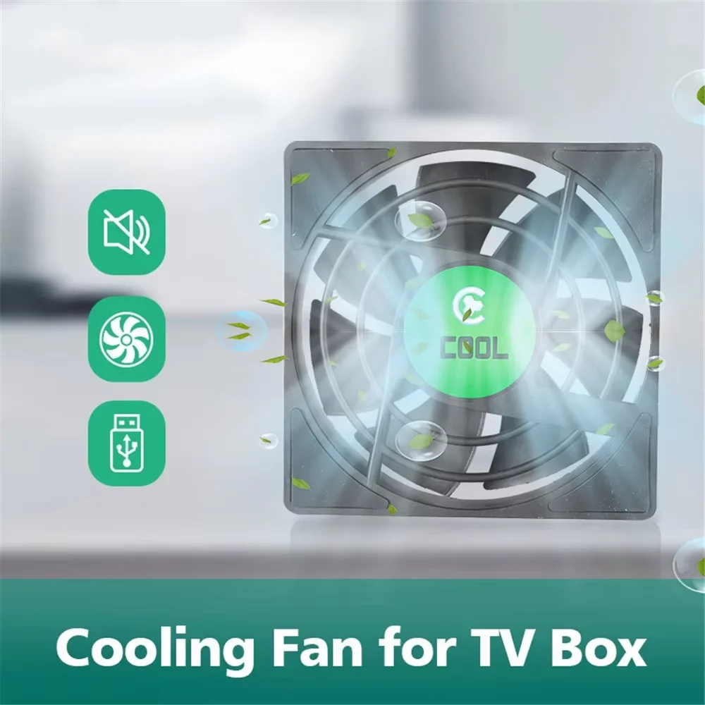 Kebidumei USB Mini Fan Cooling Fan DC 5V for PC TV Box Set Top Box Fan Silent Radiating 80x80x25mm Free Shipping With 30cm Cable