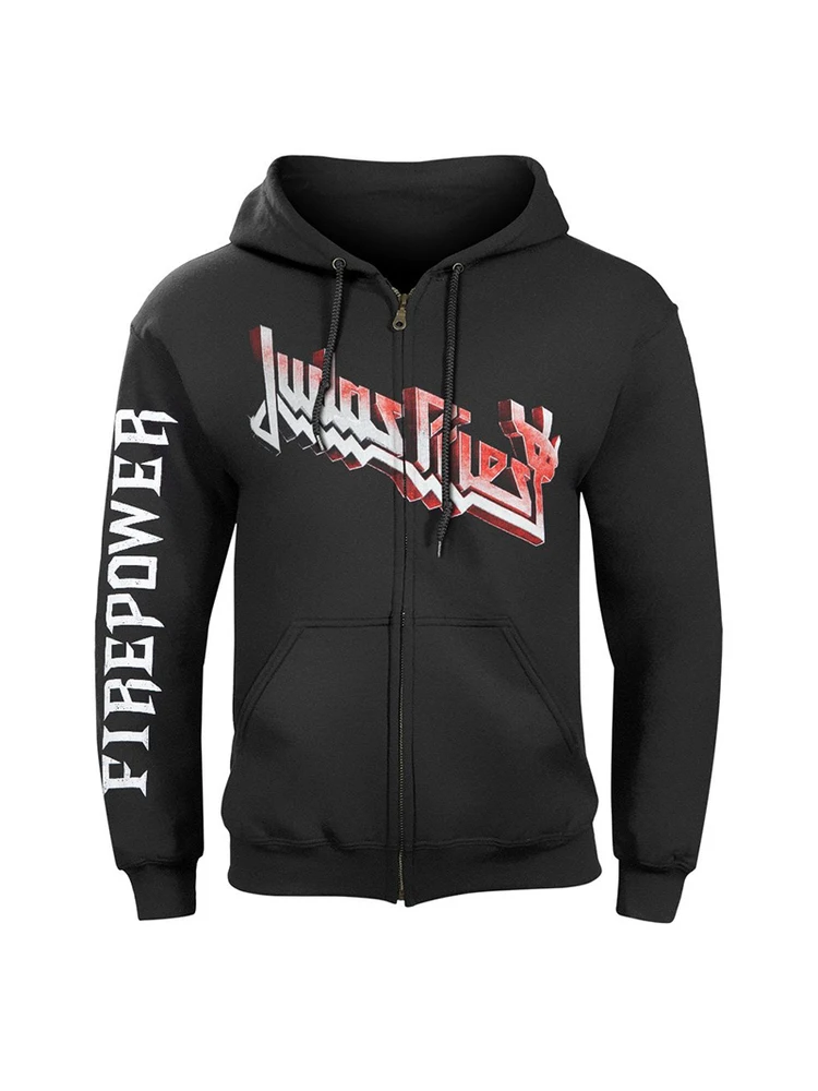 

Judas Priest Band Briti Heavy Metal Ro Men's Retro Hooded Zipper Jaet Cotton Casual Sweatirt Youth Trend Autumn Winter