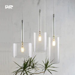 Modern Glass Pendant Lights - Minimalist Hanging Lamps for Dining Room, Bar, Bedroom & Bathroom Ceiling Lighting