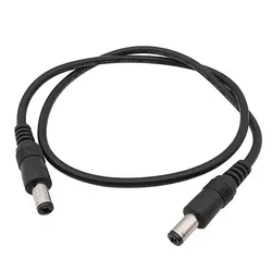 18AWG DC Power Plug 5.5 x 2.1mm Male To 5.5 x 2.1mm Male CCTV Adapter Connector Cable 12V 10A Power Extension Cords 0.5m/1m