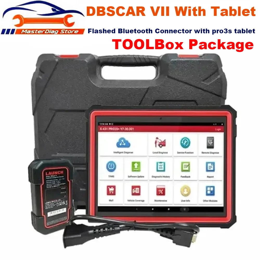 

[НОВИНКА] X431 DBSCAR VII Thinkdiag 2 THINKDIAH OLD GT106 PLUS с запускным 10-дюймовым планшетом PRO3S+ с мигающим Bluetooth-сканером OBD2