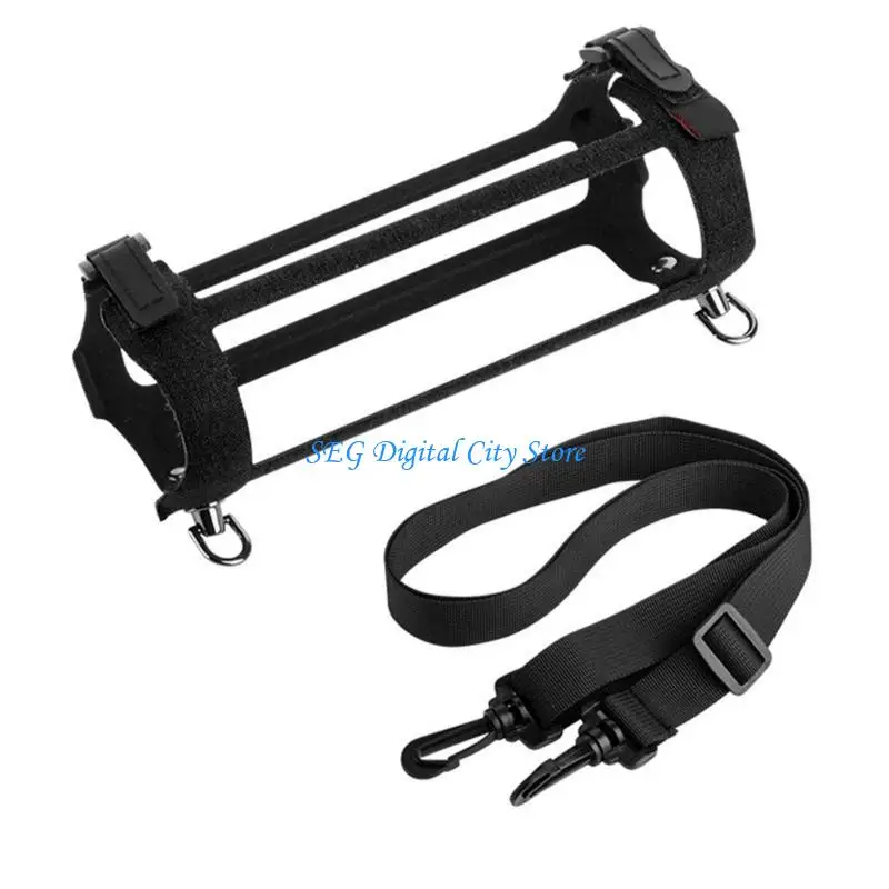 

U75B EVA Case Protective Sleeve with Carabiner and Shoulder Strap for Flip 5 Wireless Speaker Travel Carrying Storage Bag