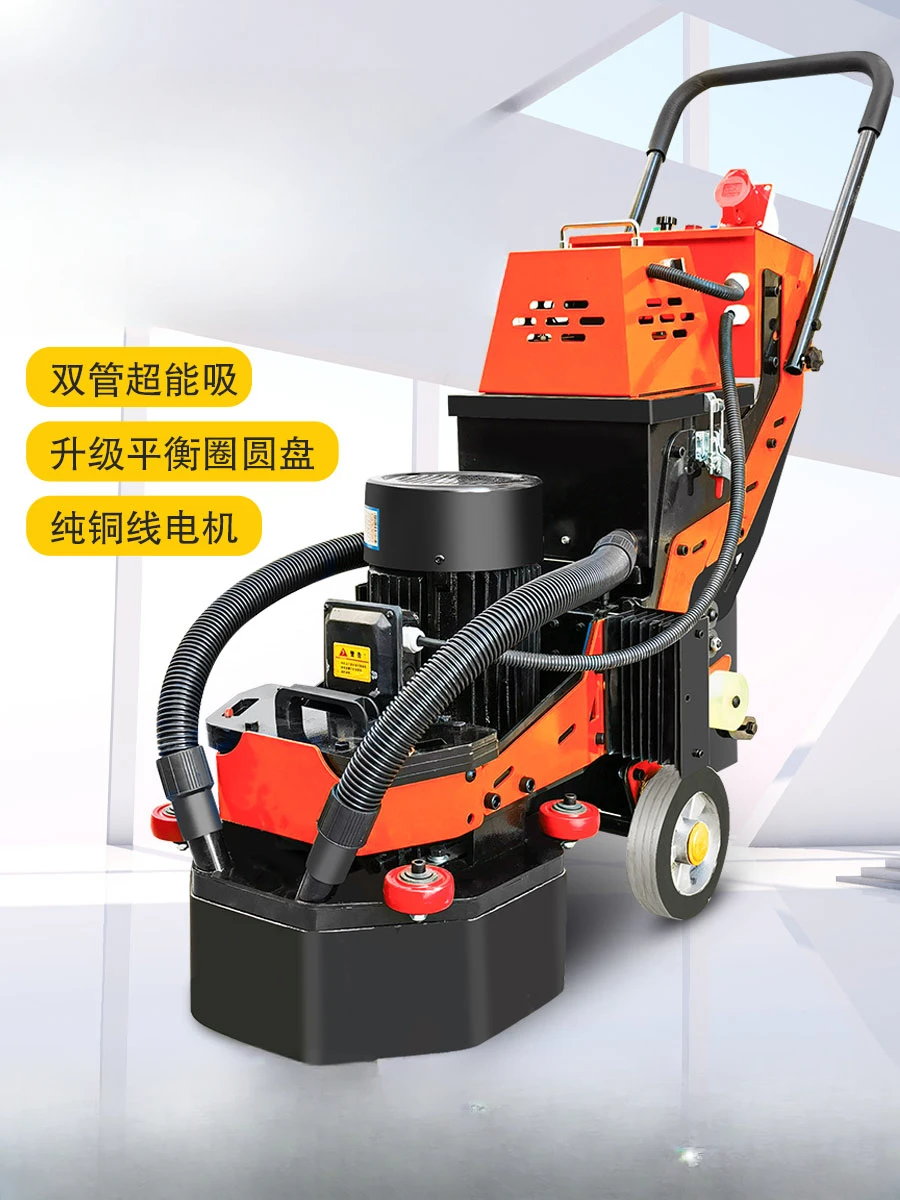 Dust free grinding machine, concrete solidification, cement floor surface polishing and refurbishment