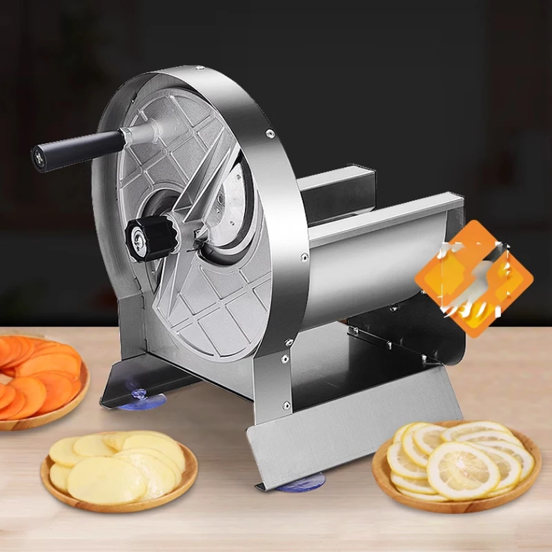 Manual Stainless Steel Fruit Vegetable Slicer Cheese Potato Fruit Carrot Lemon Vegetables Slicer Kitchen Cabbage Sausage Slicer