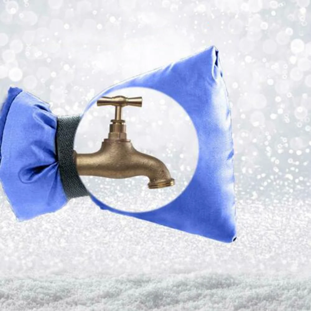 

Protective Insulated Outdoor Cover for Faucets and Pipes with Waterproof 210D Oxford Fabric to Avoid Freezing and Cracking