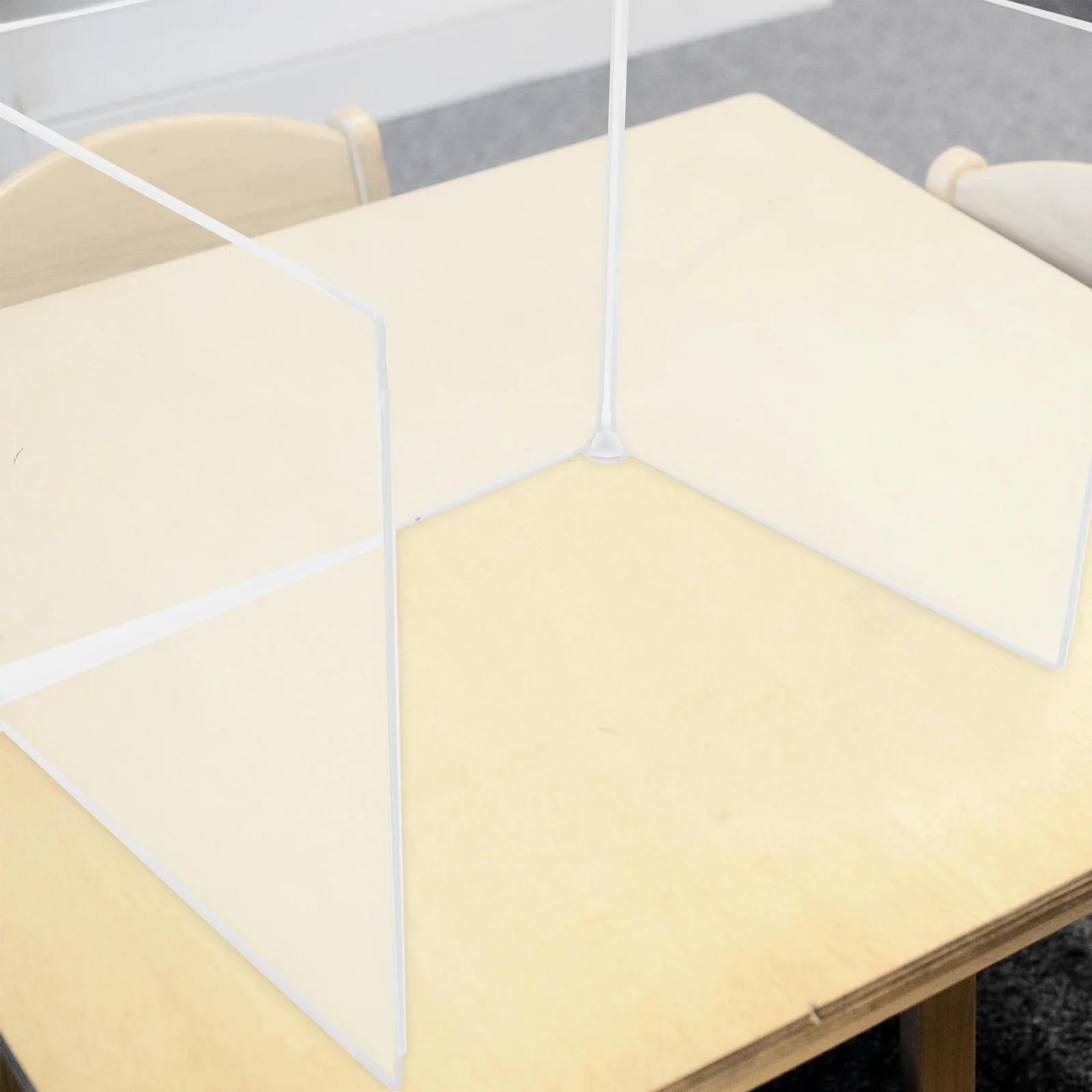 

Desk Sneeze Guard Divider Shield Panel Lightweight Protective Barrier for Classroom Office Store Reception Countertop