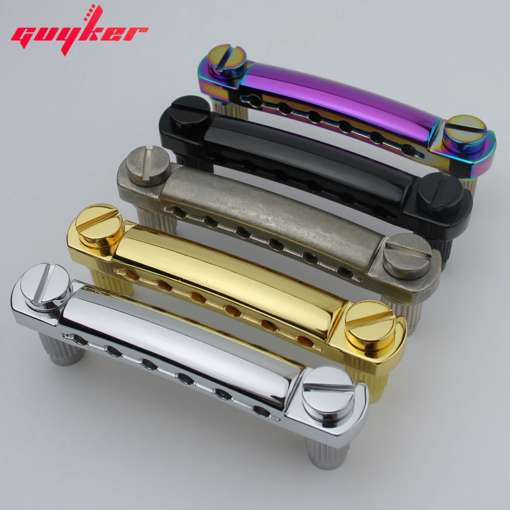 GUYKER Guitar Stop Bar Tailpiece with Anchors And Studs for LP SG Guitars