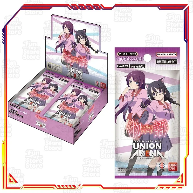 

Bandai Nisemonogatari UNION ARENA Booster Pack Original Box Card Game Collection Trading Cards Anime Series Official Licensed