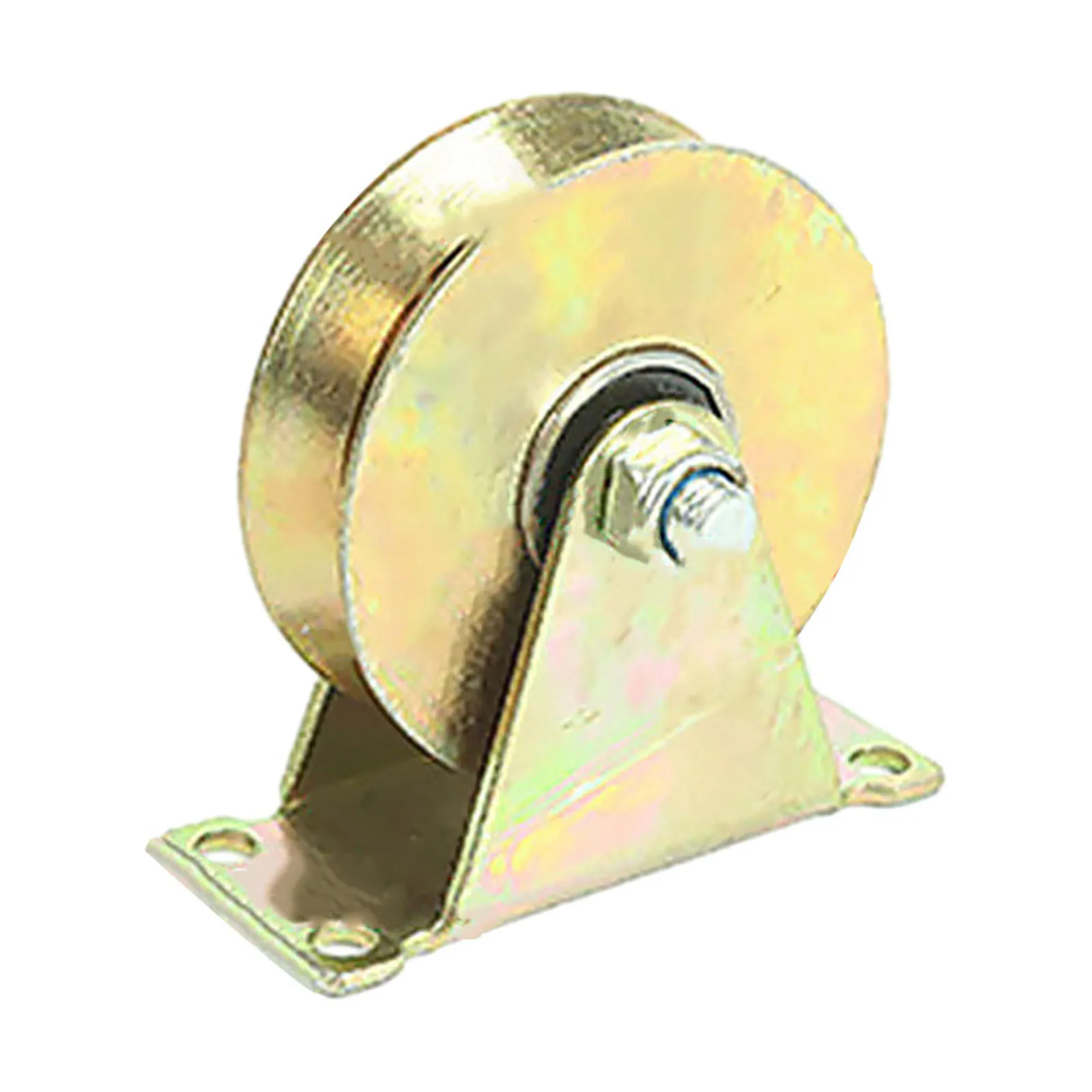 Heavy-Duty Track Pulley With Dual Bearings For Reduced Friction Compatible With 1-8mm Steel Cables And Rope Guidance Systems