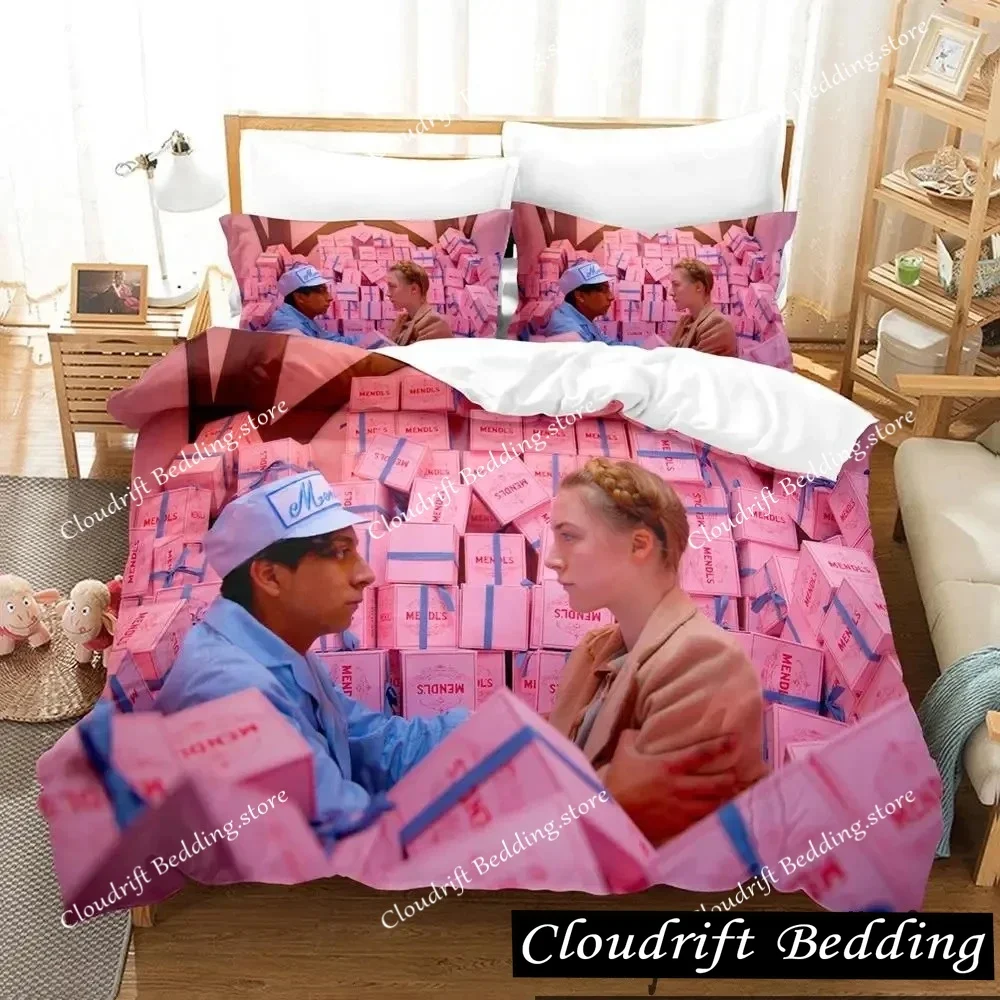 3D Print Grand Budapest Hotel Movie Bedding Set Duvet Cover Bed Set Quilt Cover Pillowcase Comforter king Queen Size Boys Adult