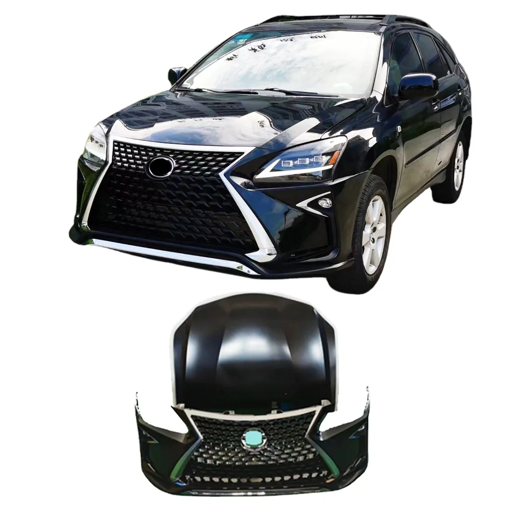 Car Face Kit For 2003 2004 2005 Lexus RX 330 upgrade 2016 RX Sport Style Car Bumper For 2006  2007 Harrier  Body Kit PP Material