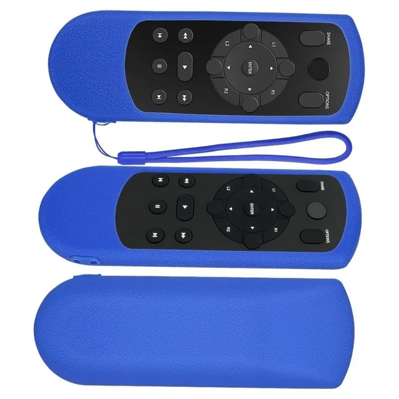 SOFT-For PDP Playstation 4 Remote Control Protective Case Anti-Slip Shockproof Dustproof Cover - Blue