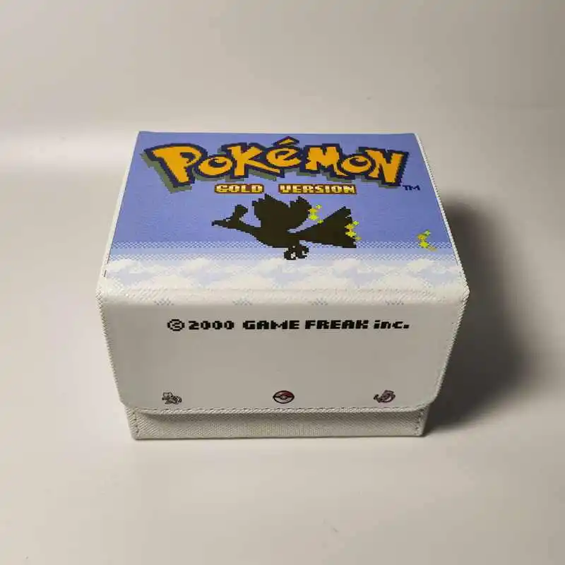 Ptcg Charmander Squirtle Card Storage Box Opcg Ws Ygo Ptcg Leather Magnetic Suction Card Storage Box Anime Cards Gift Toys