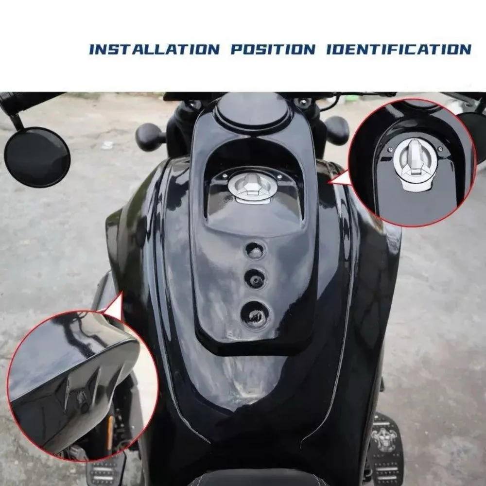 FOR QJMOTOR SRV600 QJSRV600 Fuel Tank Decor Cover Instrument Cap Modified Accessories