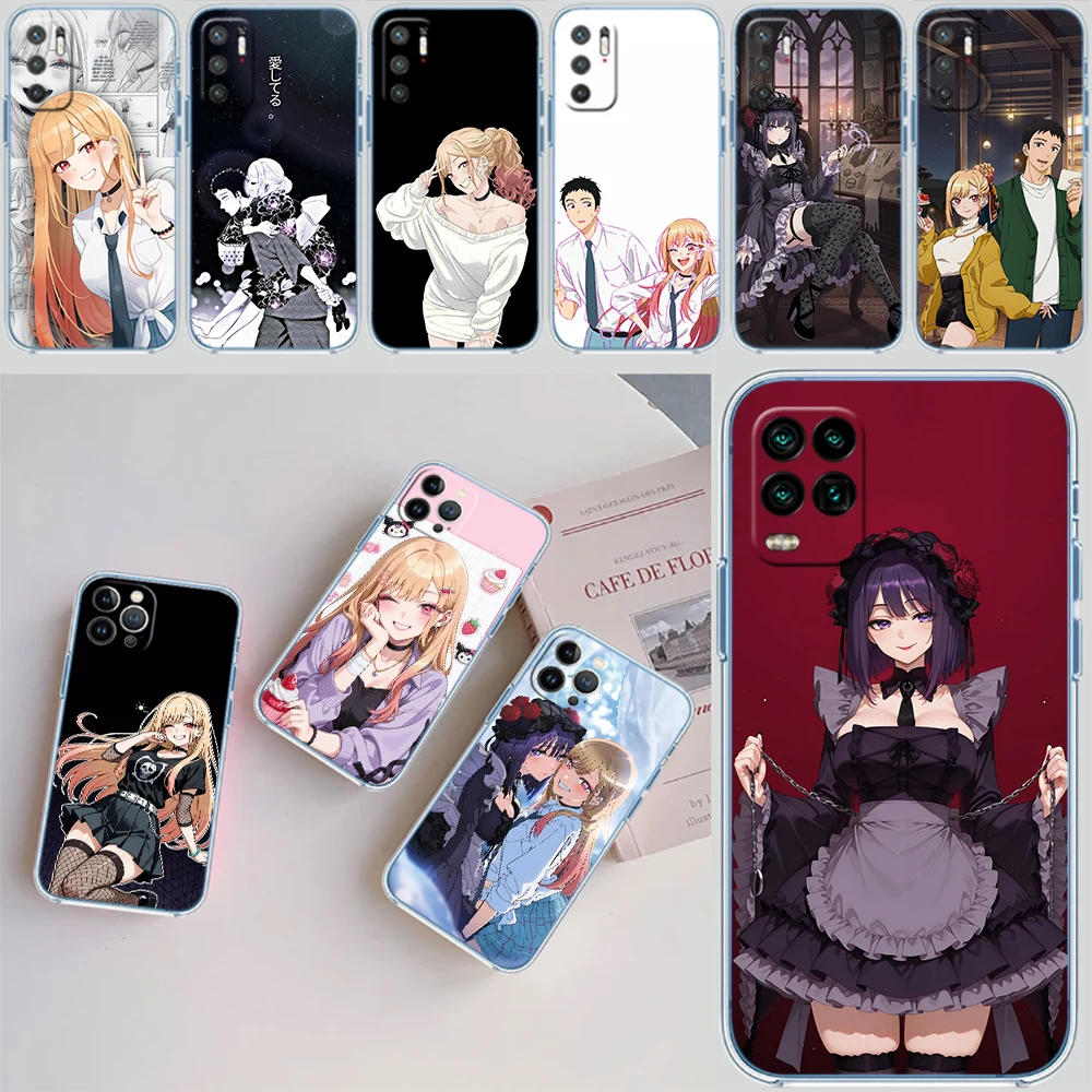 UN16 Marin Kitagawa Transparent Phone Case for Samsung Galaxy A04 A04S A14 A23 A34 A54 M23 M33 M52 M53