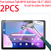 2PCS Tempered Glass Screen protector for Lenovo Tab M10 (3rd Gen) 10.1 inch 2022 protective film TB-328 TB-328F TB-328X