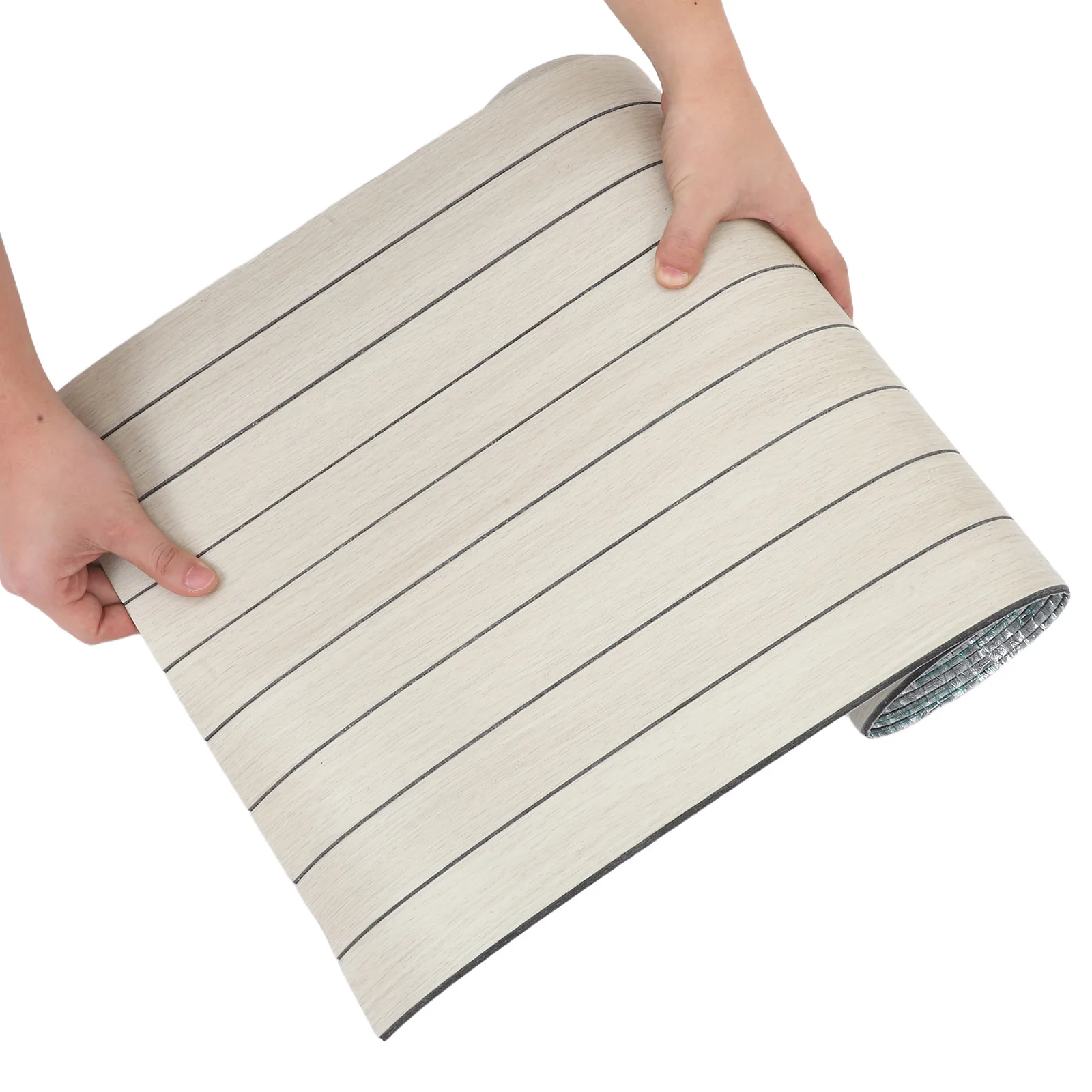 

Wood Grain Waterproof Peel Stick Wall Panels Self Adhesive Thickened Decorative Background For Kitchen Bathroom Beige 3D Effect