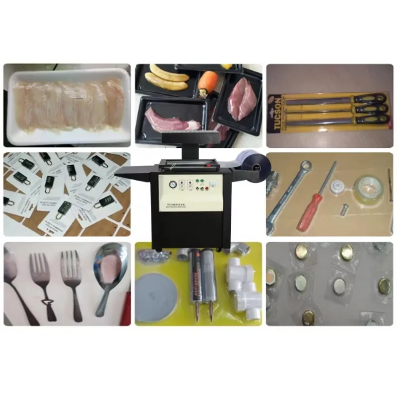 Blister Card Pack Vacuum Blister Vacuum Skin Packing Sealing Automatic Hot Film Skin Packing Machine