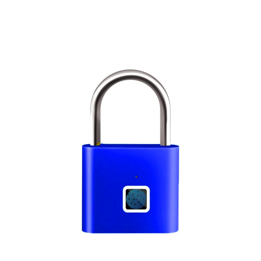 

Keyless Fingerprint Lock Waterproof USB Charging Smart Padlock Intelligent Safety Anti-theft Electronic Door Lock Cabinet