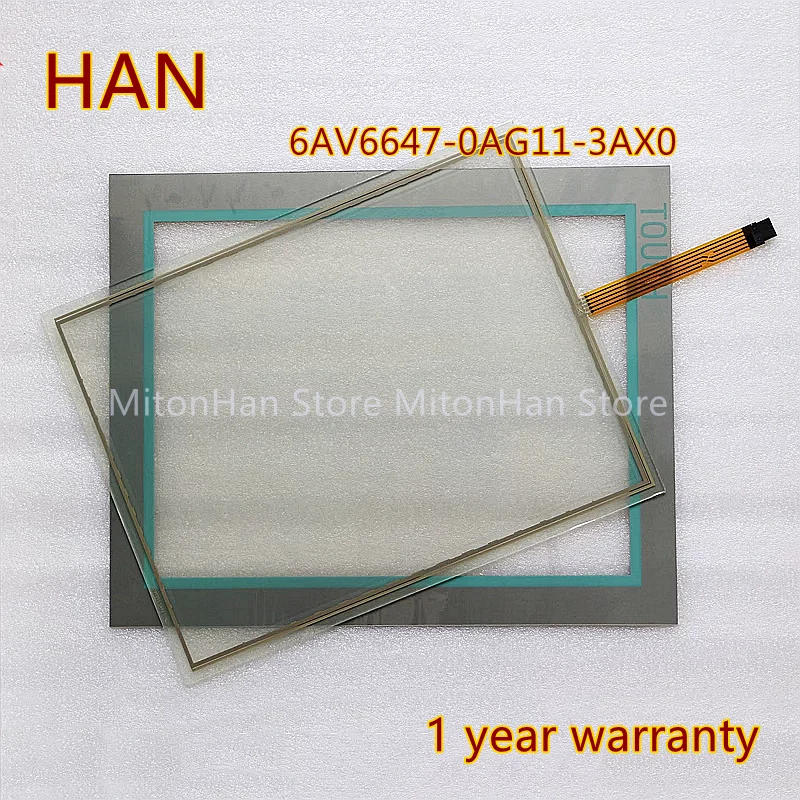 6AV6647-0AG11-3AX0 Touch screen Glass Digitizer 332*258mm For TP1500 6AV6 647 6AV6647-0AG11-3AX0 Protective Film Overlay