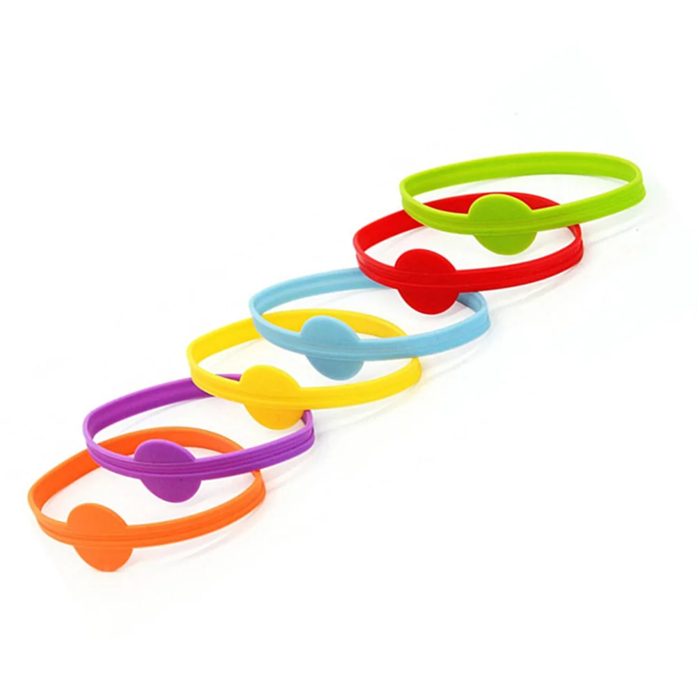 

2Sets Wine Glass Markers Silicone Round Shape Bright Glass Tags for Bar Ktv Wedding Cocktail Silicone Drink Marker