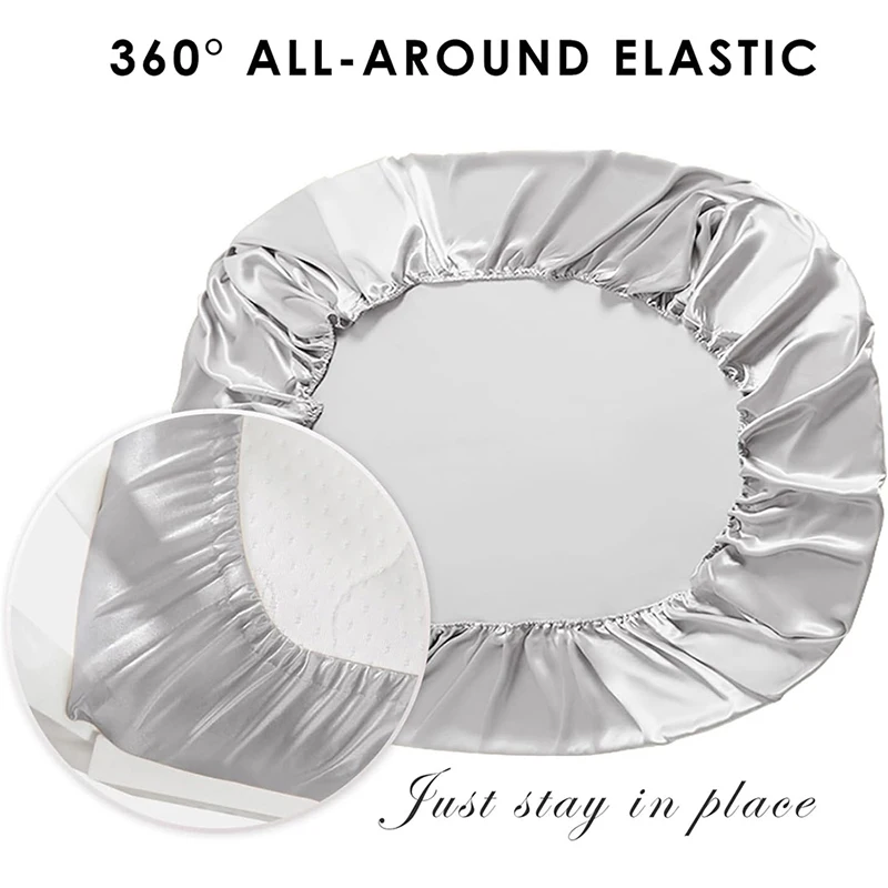 1 قطعة ورقة السرير السرير لينة الحرير السرير المجهزة ورقة لشعر الطفل الشعور دافئ المجهزة مهد ملاءات