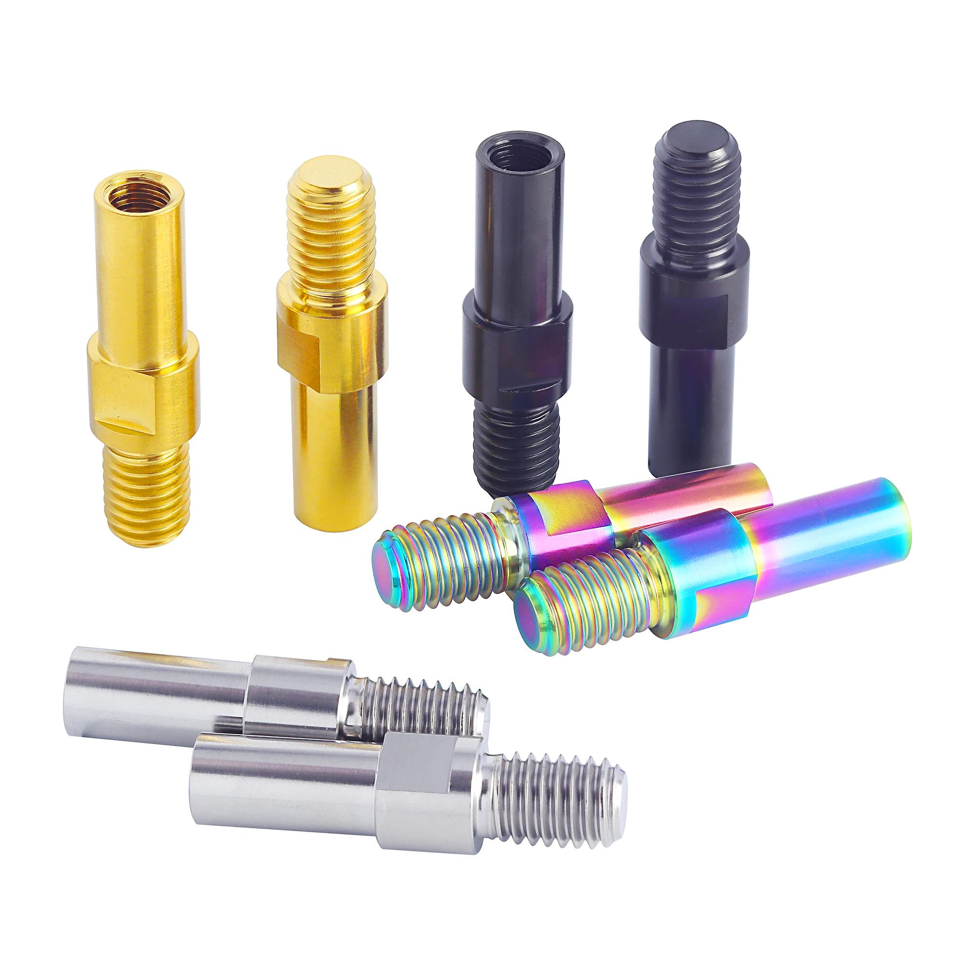 XMSJ M8 V Brake Bracket Systems Screw Friction Wheel Brake Column Base Post Titanium Bolt Bicycle Pivot Frame Screw Bikes Part