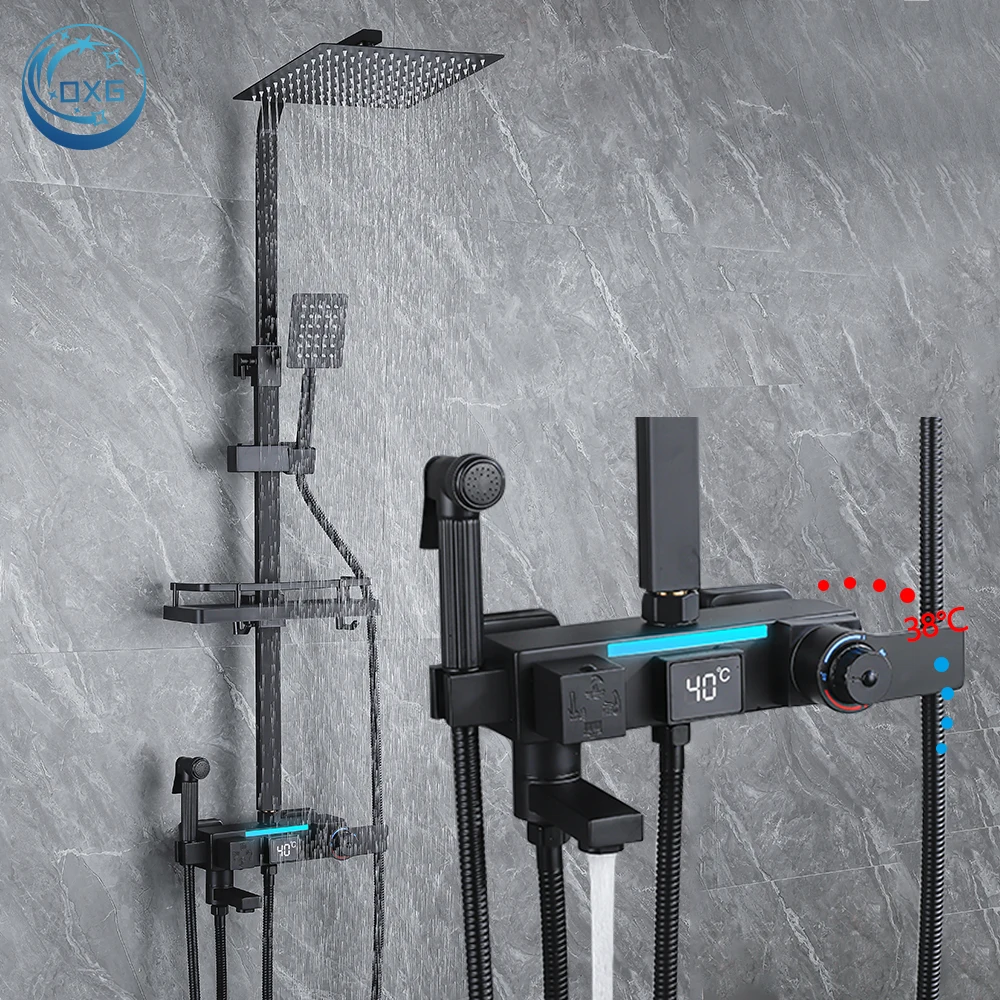 Oxg Brass Shower Fa… - image