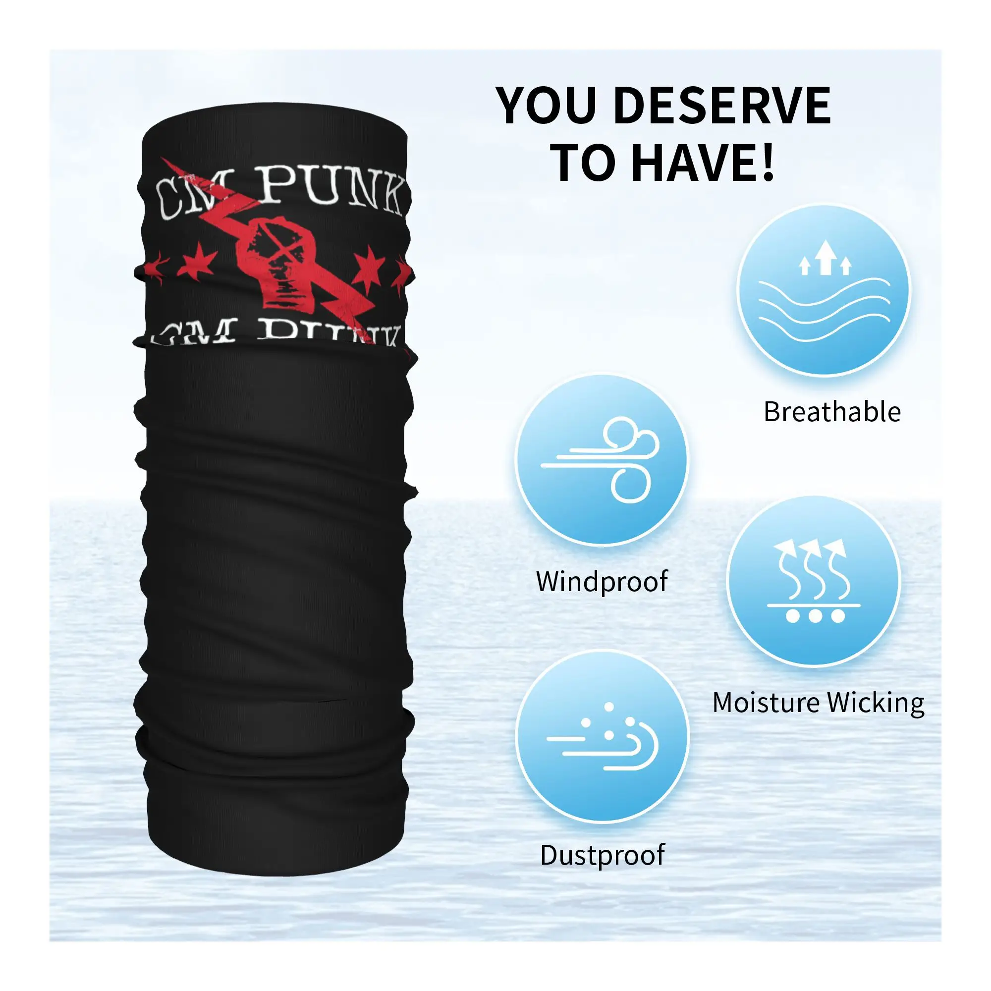 سم فاسق شعار باندانا الرقبة الجراب قناع مطبوع وشاح متعدد الاستخدام عقال الرياضة في الهواء الطلق للرجال النساء الكبار كل موسم