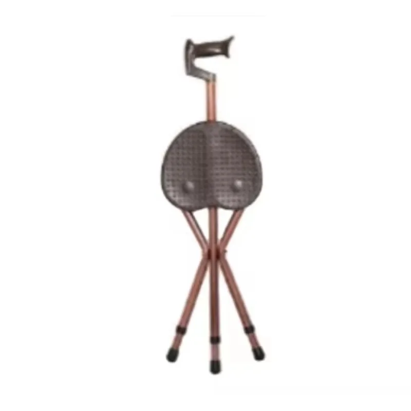 

Тип спинки, трехногая высокостабильная алюминиевая трость для предплечья, медицинская трость для инвалидов с сиденьем