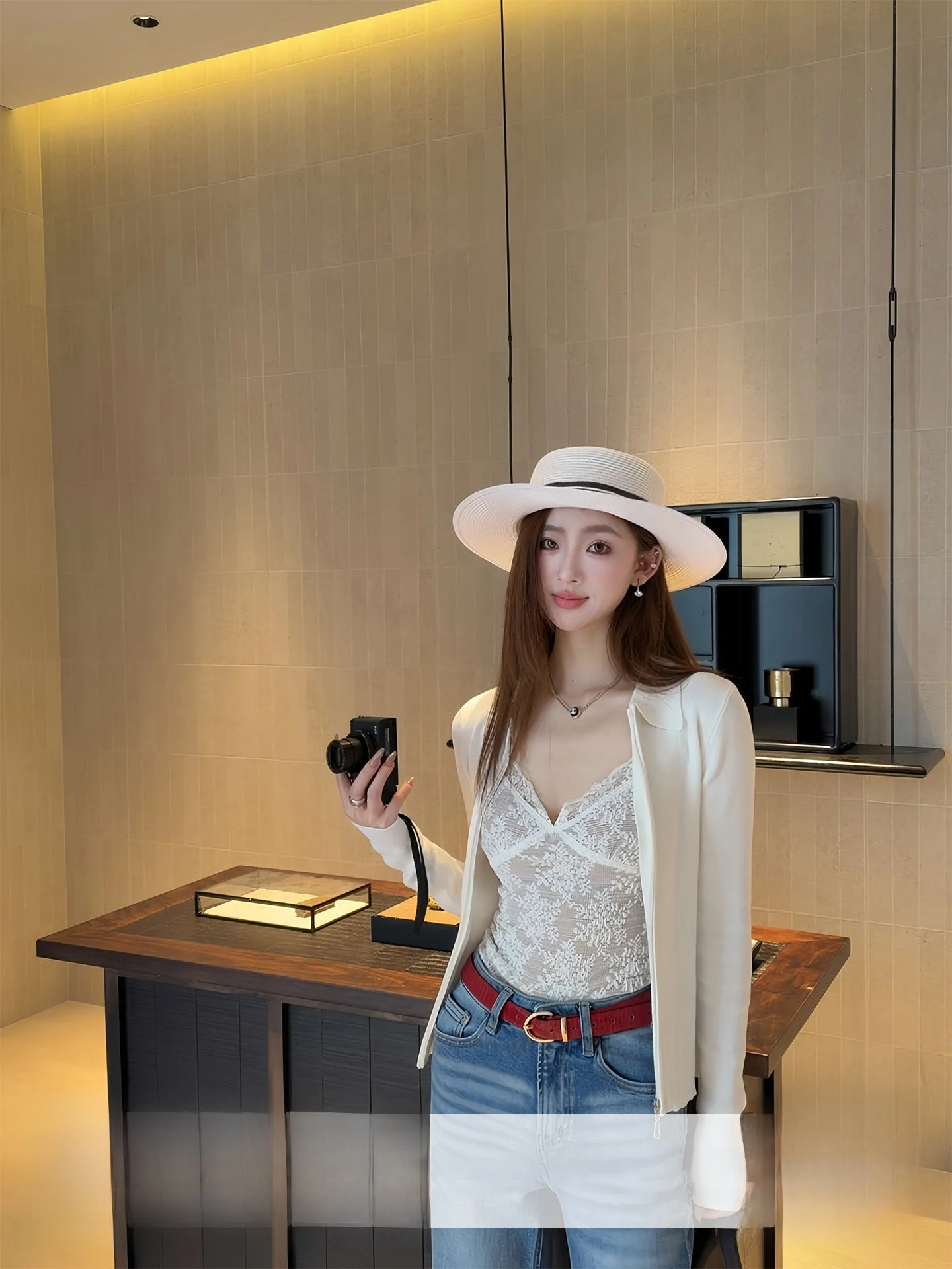 

Pure Desire Orange Tree Knitted Cardigan Women's Slim Fit Collar Spring Autumn Casual Sle Breathable Comfortable Sweat...