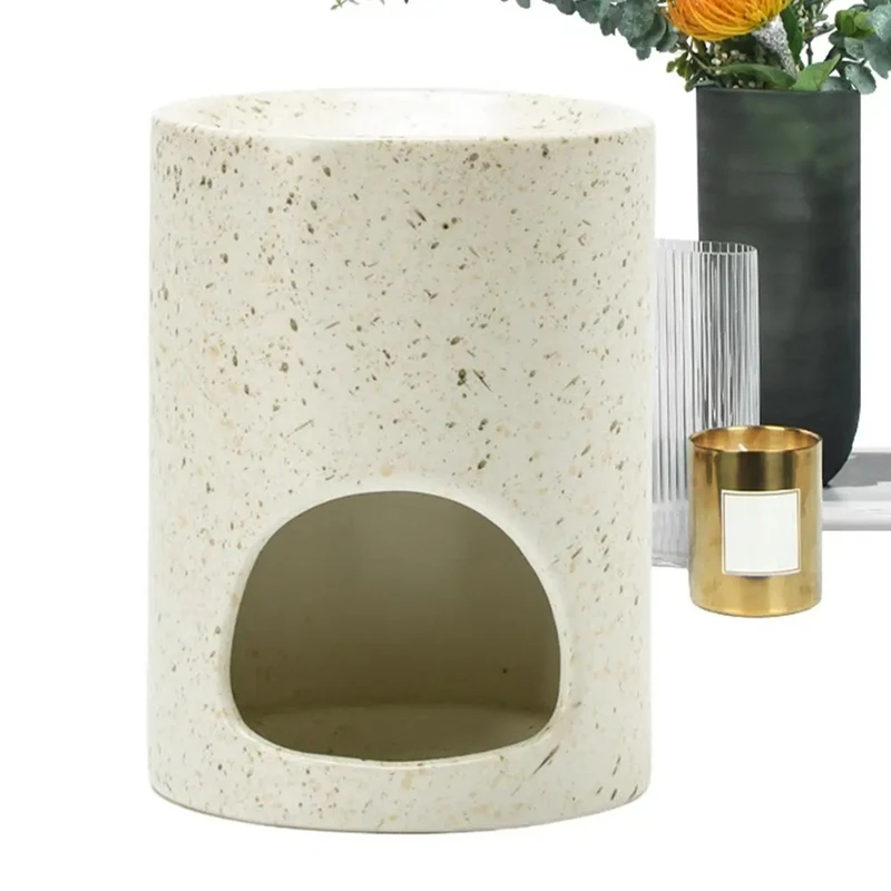 Diffusers for Home Home Ceramics Fragrance Diffuser Relaxing Wax Melt Burner Candle Holder for Beauty Salon Living Room-A13G