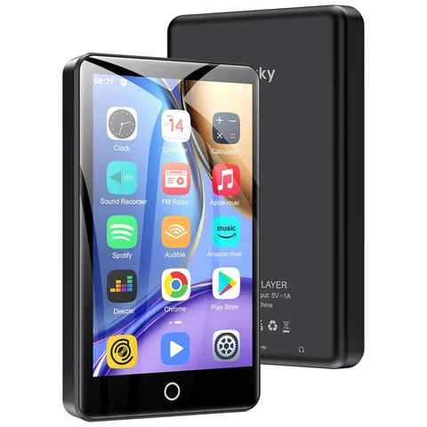 Android 9.0 Oilsky M303pro MP3 Player  with Bluetooth and WiFi, 4.0-inch with speakers capacity up to 512GB