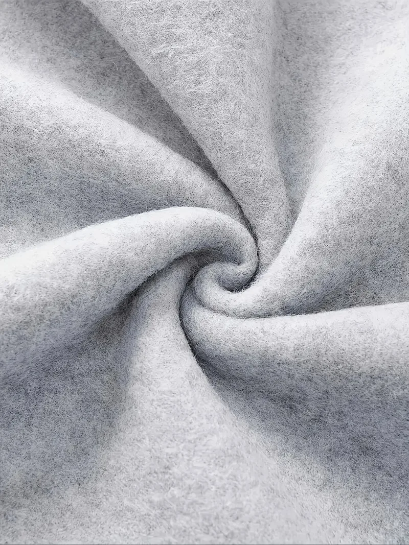 Sportbroek met rechte pijpen voor dames, lichtgrijs, 100% puur katoen met elastische tailleband, comfortabel en casual herfst